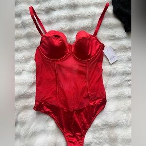 Auden Red Bodysuit